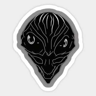Ancient Alien Head Sticker